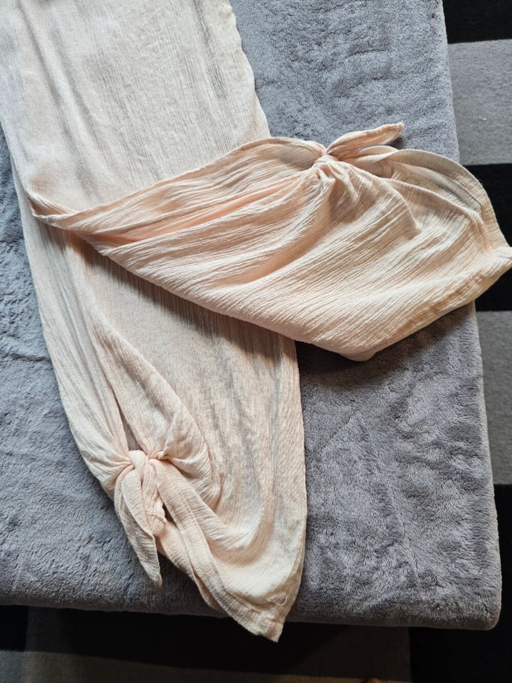 Aerie smocked Cotton Gauze Balloon lounge pants medium - Picture 6 of 7